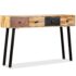 vidaXL Console Table 120x30x76 cm Solid Reclaimed Teak - Image 14