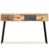vidaXL Console Table 120x30x76 cm Solid Reclaimed Teak - Image 4