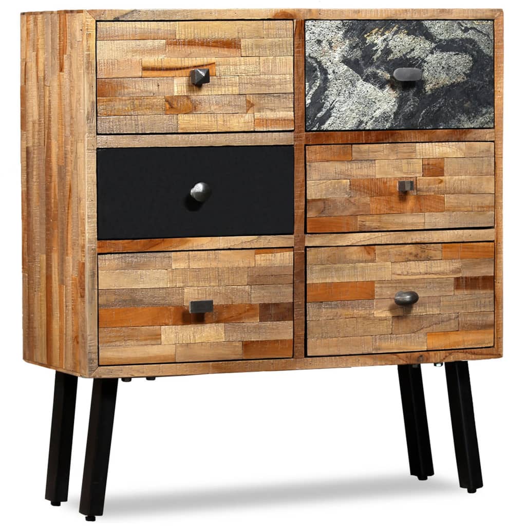 8718475577430_g_en_hd_11 vidaXL Side Cabinet with 6 Drawers 70x30x76 cm Solid Reclaimed Teak - Image 13