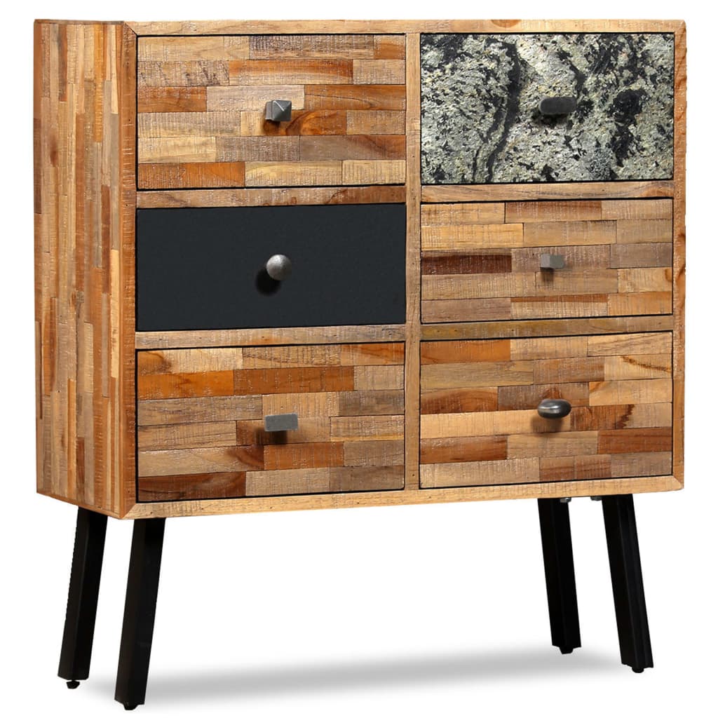 8718475577430_g_en_hd_12 vidaXL Side Cabinet with 6 Drawers 70x30x76 cm Solid Reclaimed Teak - Image 14