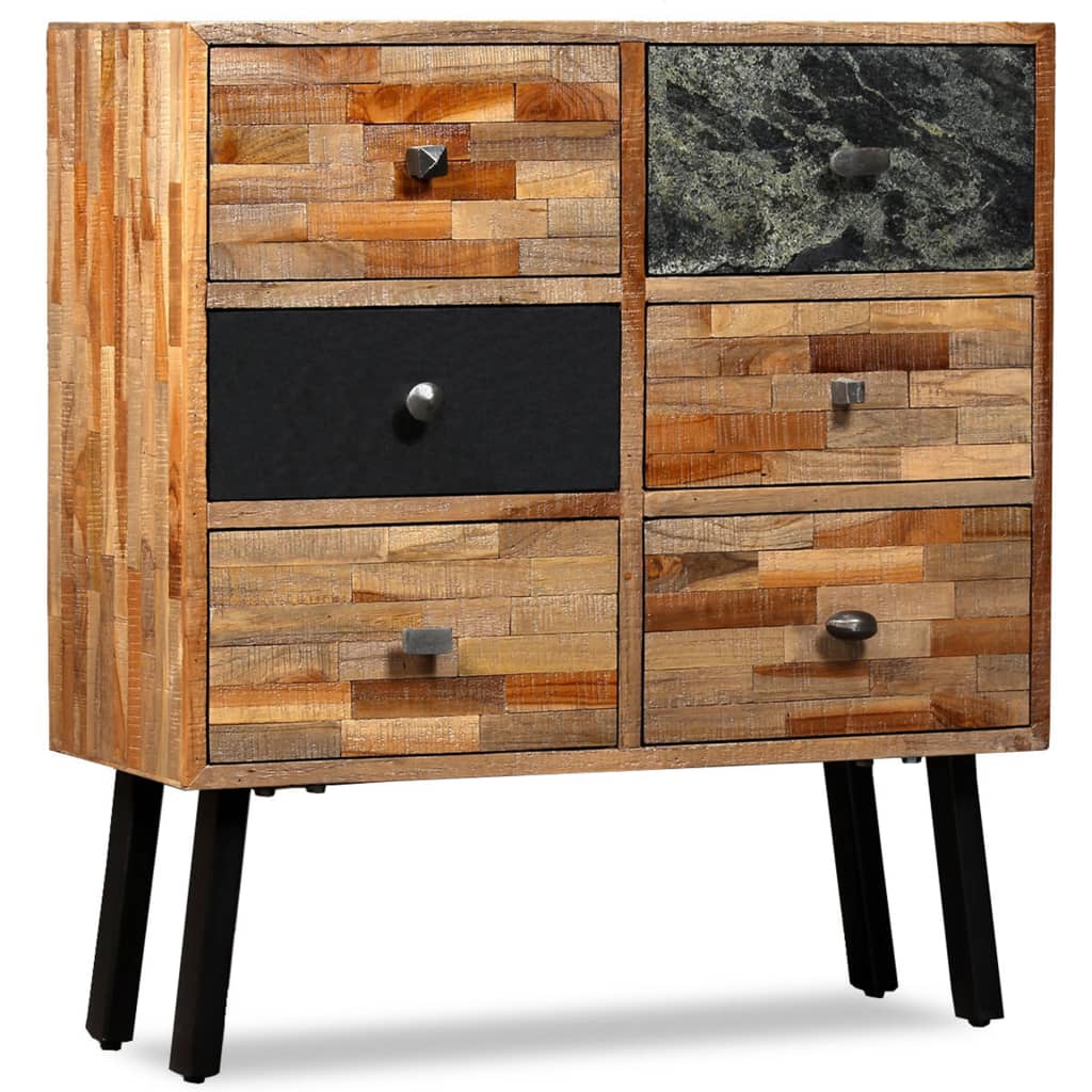 8718475577430_g_en_hd_9 vidaXL Side Cabinet with 6 Drawers 70x30x76 cm Solid Reclaimed Teak - Image 11