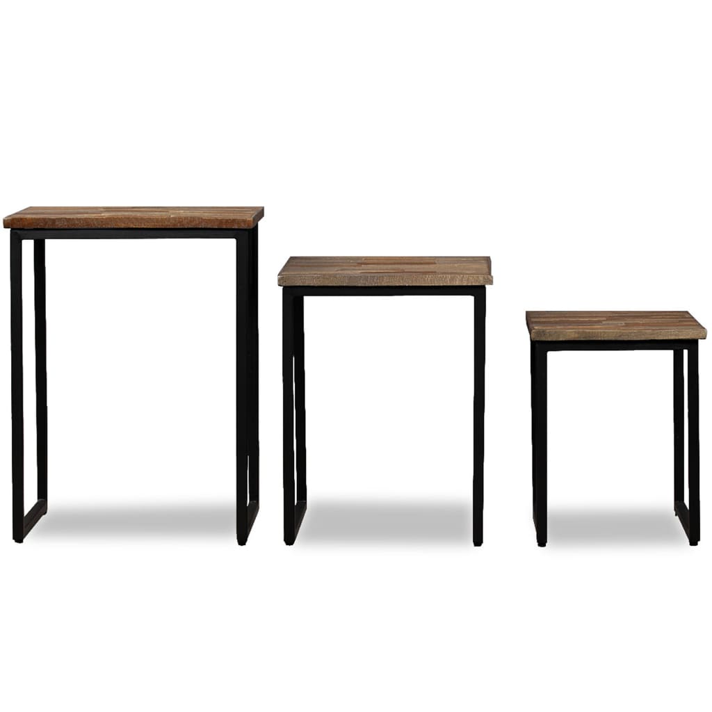 8718475577454_g_en_hd_1 vidaXL 3 Piece Nesting Coffee Table Set Solid Reclaimed Teak - Image 2