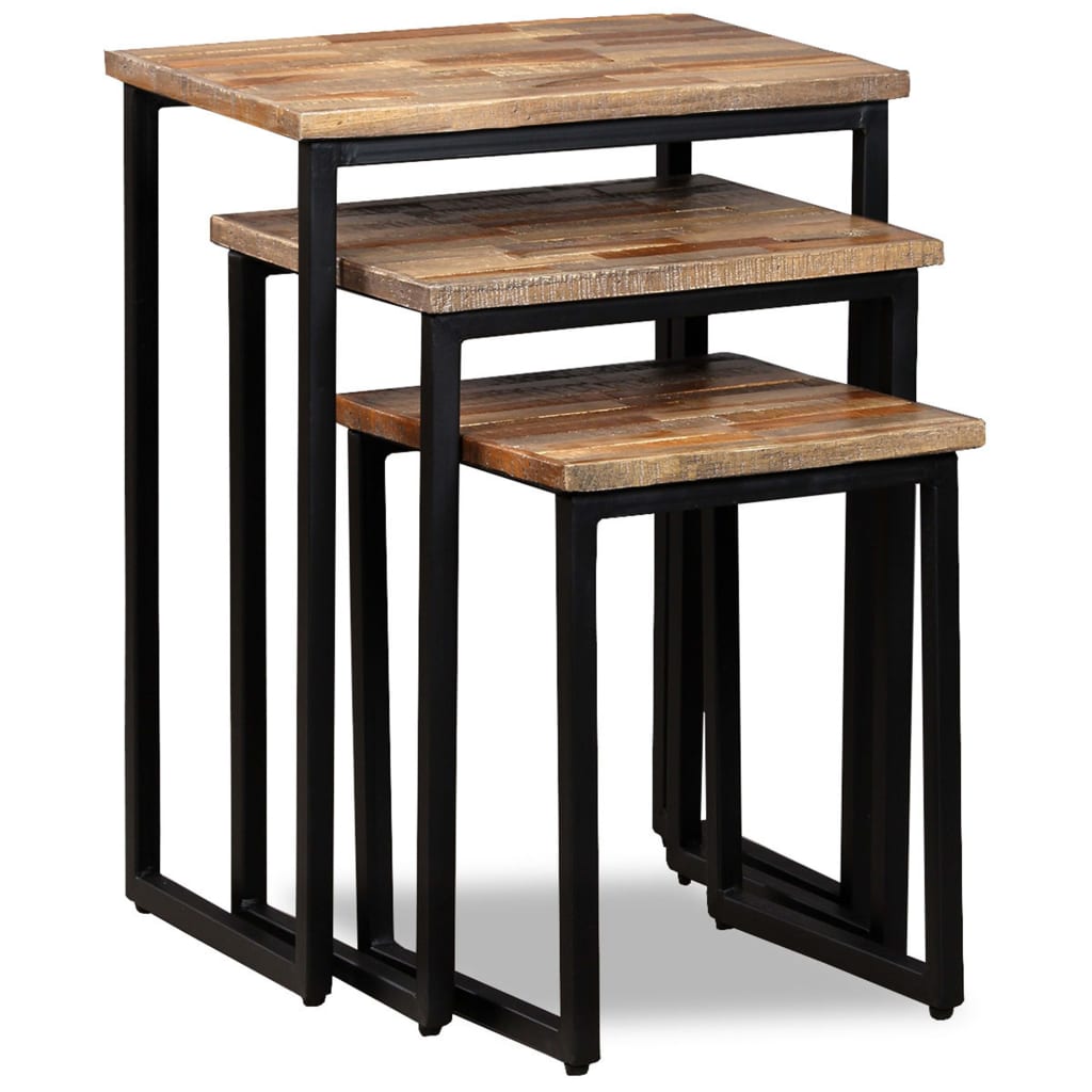 8718475577454_g_en_hd_10 vidaXL 3 Piece Nesting Coffee Table Set Solid Reclaimed Teak - Image 11