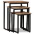vidaXL 3 Piece Nesting Coffee Table Set Solid Reclaimed Teak - Image 10