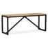 vidaXL Bench Solid Mango Wood 110x35x45 cm - Image 11