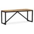 vidaXL Bench Solid Mango Wood 110x35x45 cm - Image 13