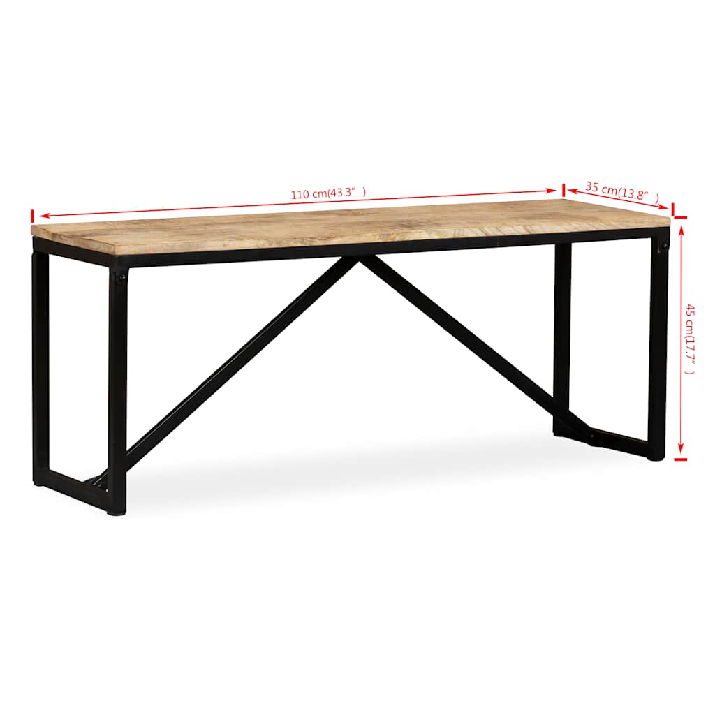 8718475577782_g_en_hd_8 vidaXL Bench Solid Mango Wood 110x35x45 cm - Image 9