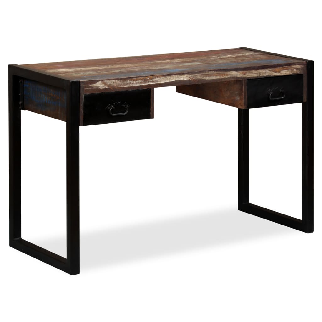8718475577812_g_en_hd_10 vidaXL Desk with 2 Drawers Solid Reclaimed Wood 120x50x76 cm - Image 12