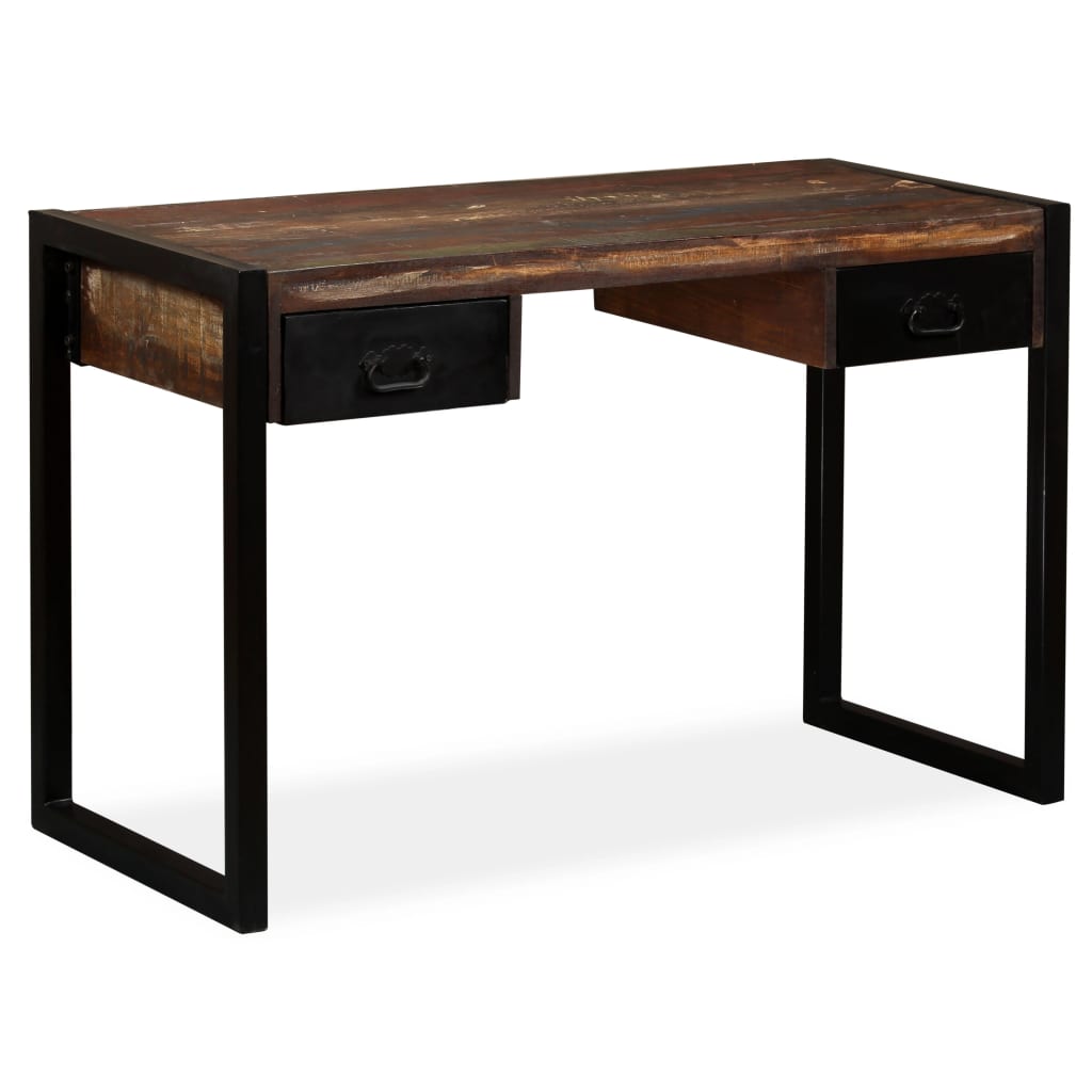 8718475577812_g_en_hd_8 vidaXL Desk with 2 Drawers Solid Reclaimed Wood 120x50x76 cm - Image 10