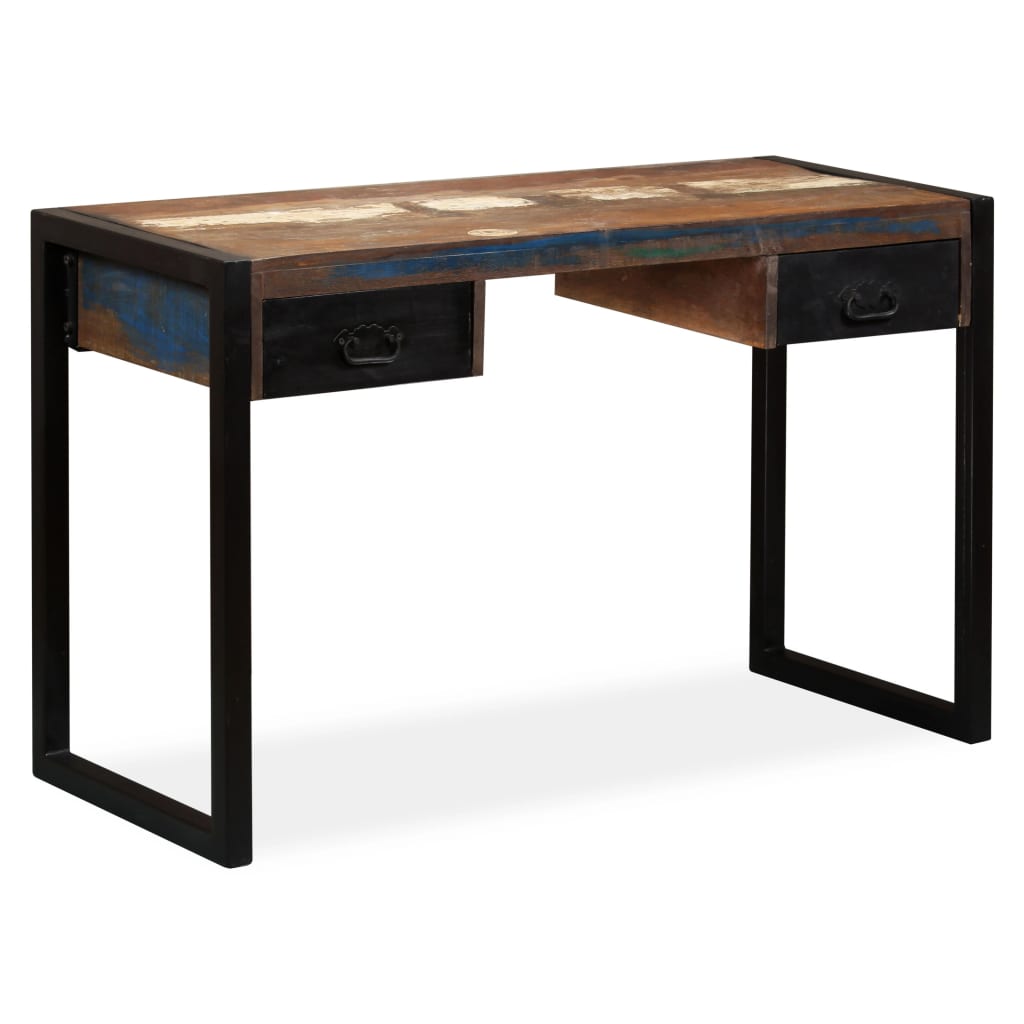 8718475577812_g_en_hd_9 vidaXL Desk with 2 Drawers Solid Reclaimed Wood 120x50x76 cm - Image 11