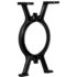 vidaXL Bench Legs 2 pcs O-Frame Cast Iron - Image 2