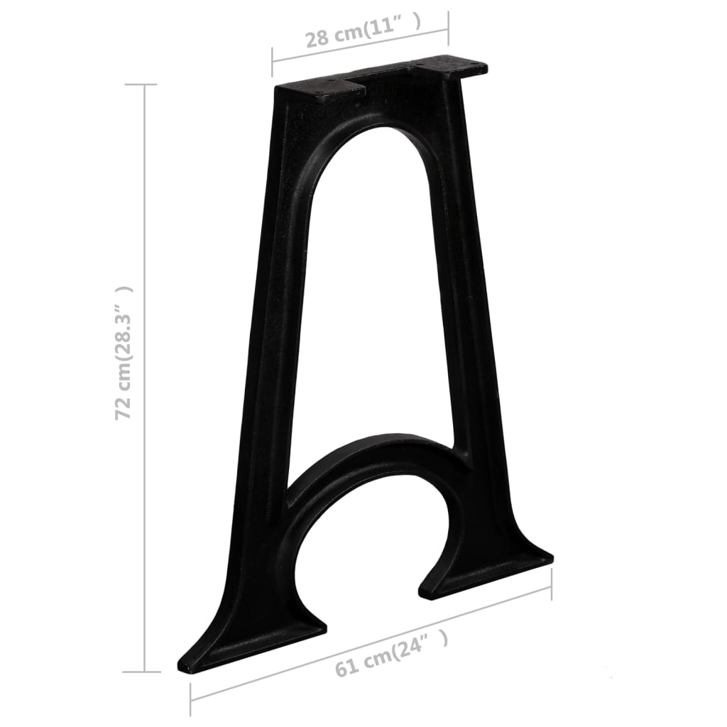 8718475579366_g_en_hd_9 vidaXL Dining Table Legs 2 pcs with Arched Base A-Frame Cast Iron - Image 10