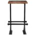 vidaXL Bar Table Solid Reclaimed Wood Multicolour 60x60x107 cm - Image 2