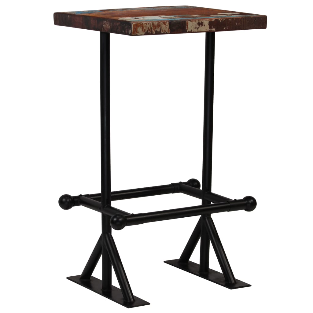 8718475579984_g_en_hd_10 vidaXL Bar Table Solid Reclaimed Wood Multicolour 60x60x107 cm - Image 11