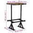 vidaXL Bar Table Solid Reclaimed Wood Multicolour 60x60x107 cm - Image 12