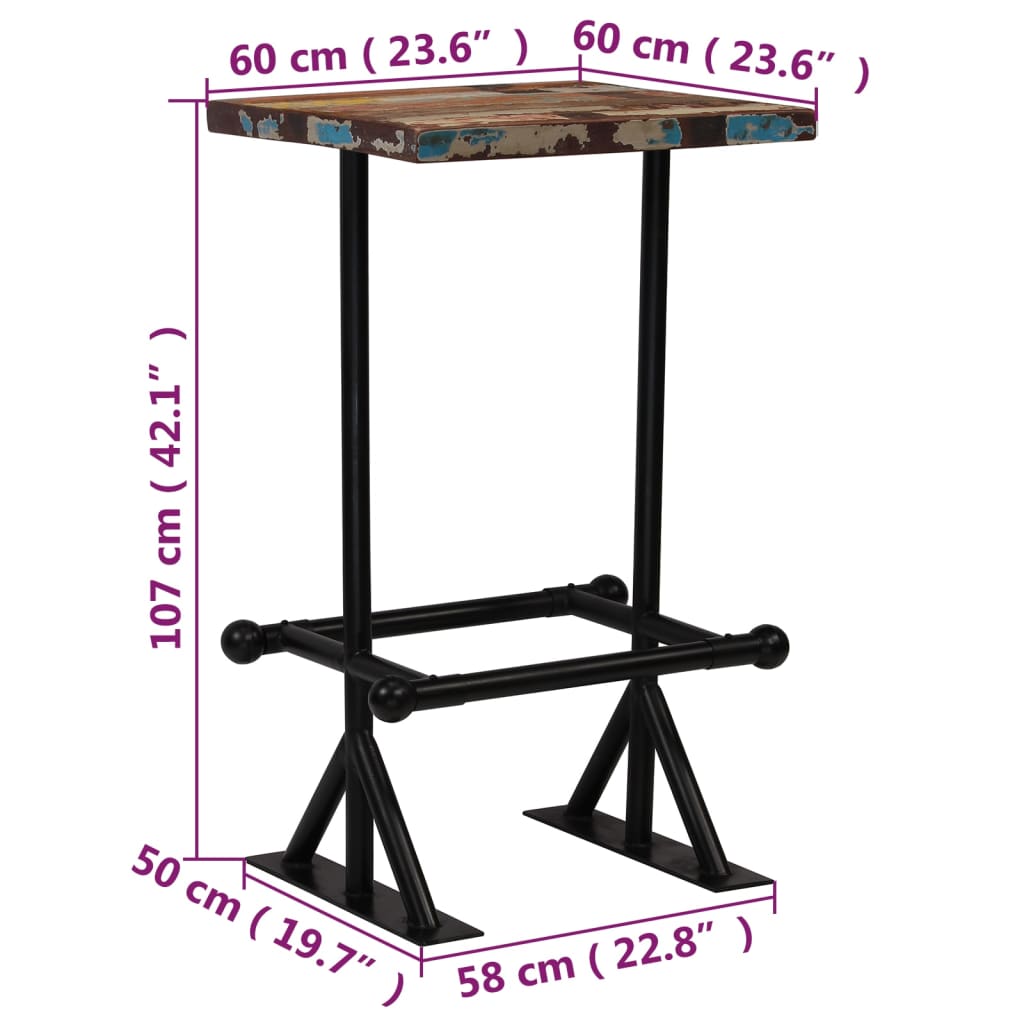 8718475579984_g_en_hd_11 vidaXL Bar Table Solid Reclaimed Wood Multicolour 60x60x107 cm - Image 12