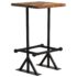 vidaXL Bar Table Solid Reclaimed Wood Multicolour 60x60x107 cm - Image 7