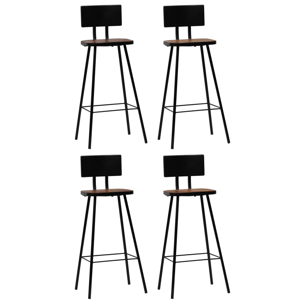 8718475580034_a_en_hd_1 vidaXL Bar Chairs 4 pcs Solid Reclaimed Wood - Image 1