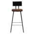 vidaXL Bar Chairs 4 pcs Solid Reclaimed Wood - Image 2