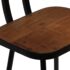vidaXL Bar Chairs 4 pcs Solid Reclaimed Wood - Image 5