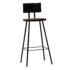 vidaXL Bar Chairs 4 pcs Solid Reclaimed Wood - Image 9
