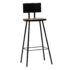 vidaXL Bar Chairs 4 pcs Solid Reclaimed Wood - Image 9