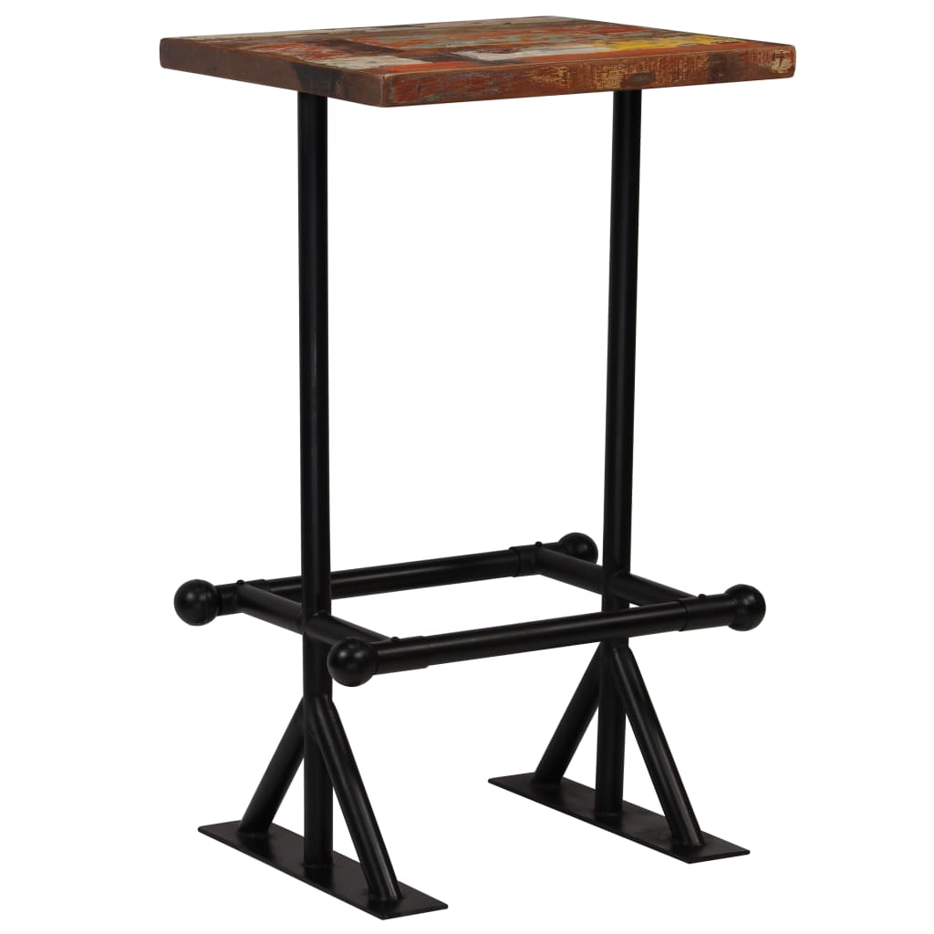 8718475580102_g_en_hd_1 vidaXL Bar Set 3 Piece Solid Reclaimed Wood Multicolour - Image 2