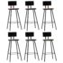 vidaXL Bar Set 7 Piece Solid Reclaimed Wood Multicolour - Image 8