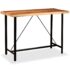 vidaXL Bar Table 150x70x107 cm Solid Acacia Wood - Image 12