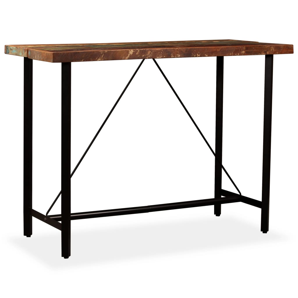 8718475580201_g_en_hd_10 vidaXL Bar Table 150x70x107 cm Solid Reclaimed Wood - Image 11