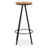 vidaXL Bar Stools 4 pcs Solid Reclaimed Wood - Image 2