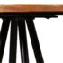 vidaXL Bar Stools 4 pcs Solid Reclaimed Wood - Image 5