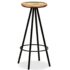 vidaXL Bar Stools 4 pcs Solid Reclaimed Wood - Image 9