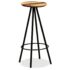 vidaXL Bar Stools 4 pcs Solid Reclaimed Wood - Image 10