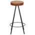 vidaXL Bar Stools 4 pcs Real Leather - Image 2