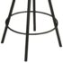 vidaXL Bar Stools 4 pcs Real Leather - Image 6