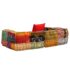 vidaXL 2-Seater Modular Pouffe Patchwork Fabric - Image 3