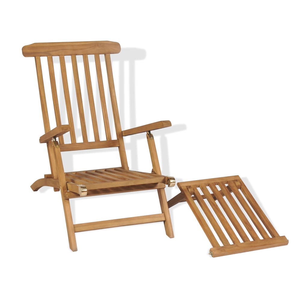 8718475580942_g_en_hd_5 vidaXL Deck Chair with Footrest Solid Teak Wood - Image 6