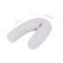vidaXL Pregnancy Pillow J-Shaped 54x(36-43) cm Grey - Image 3