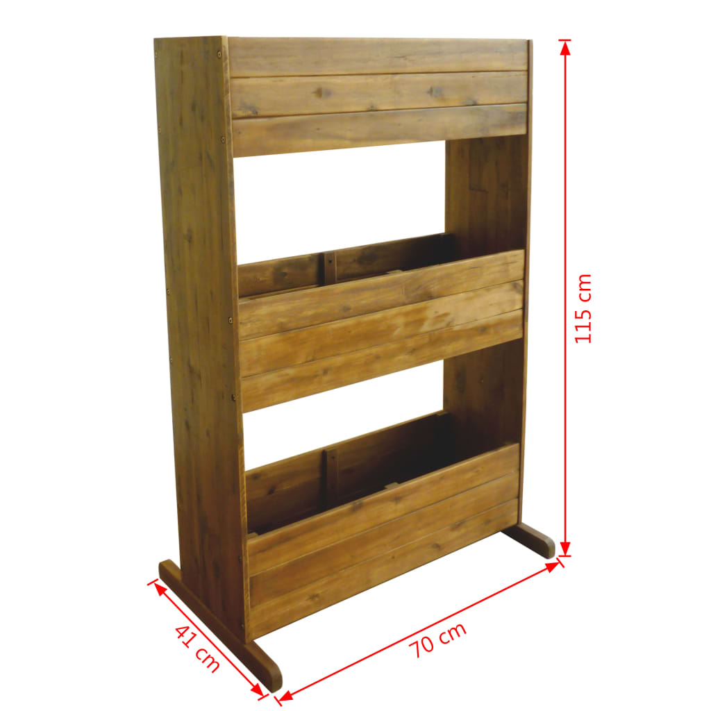 8718475582540_g_en_hd_4 vidaXL 3-Tier Garden Raised Bed Solid Acacia Wood - Image 5