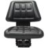 vidaXL Tractor Seat with Suspension Black - Image 2