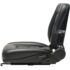 vidaXL Forklift & Tractor Seat with Adjustable Backrest Black - Image 3