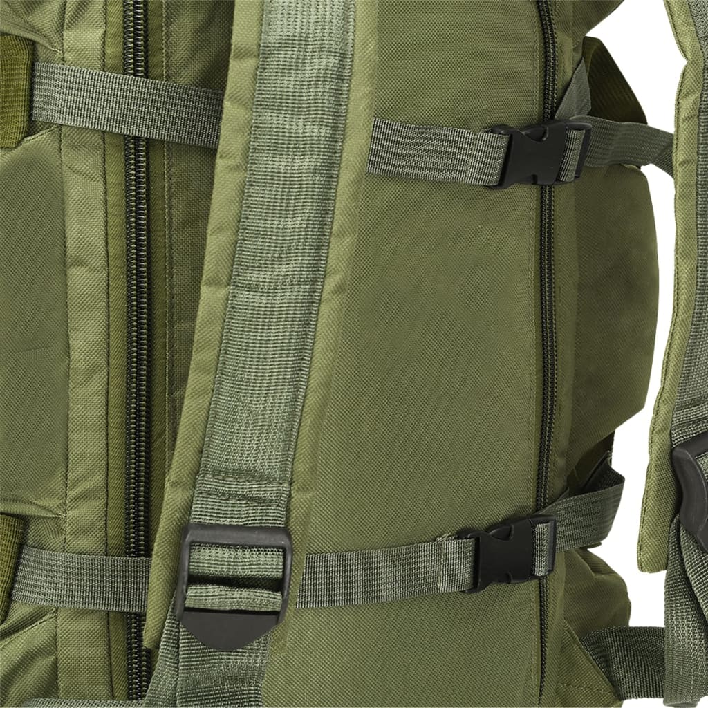 8718475582946_g_en_hd_4 vidaXL 3-in-1 Army-Style Duffel Bag 45 L Olive Green - Image 5