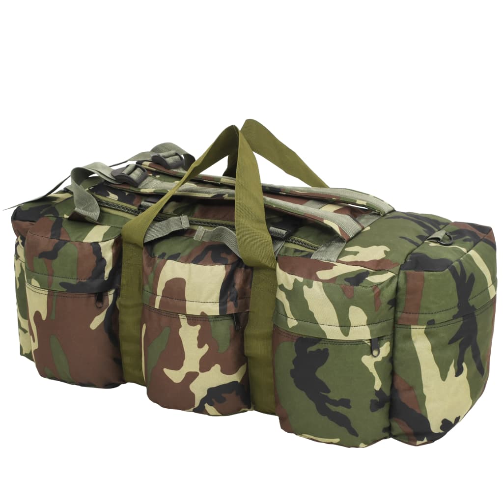 8718475582953_g_en_hd_1 vidaXL 3-in-1 Army-Style Duffel Bag 45 L Camouflage - Image 2