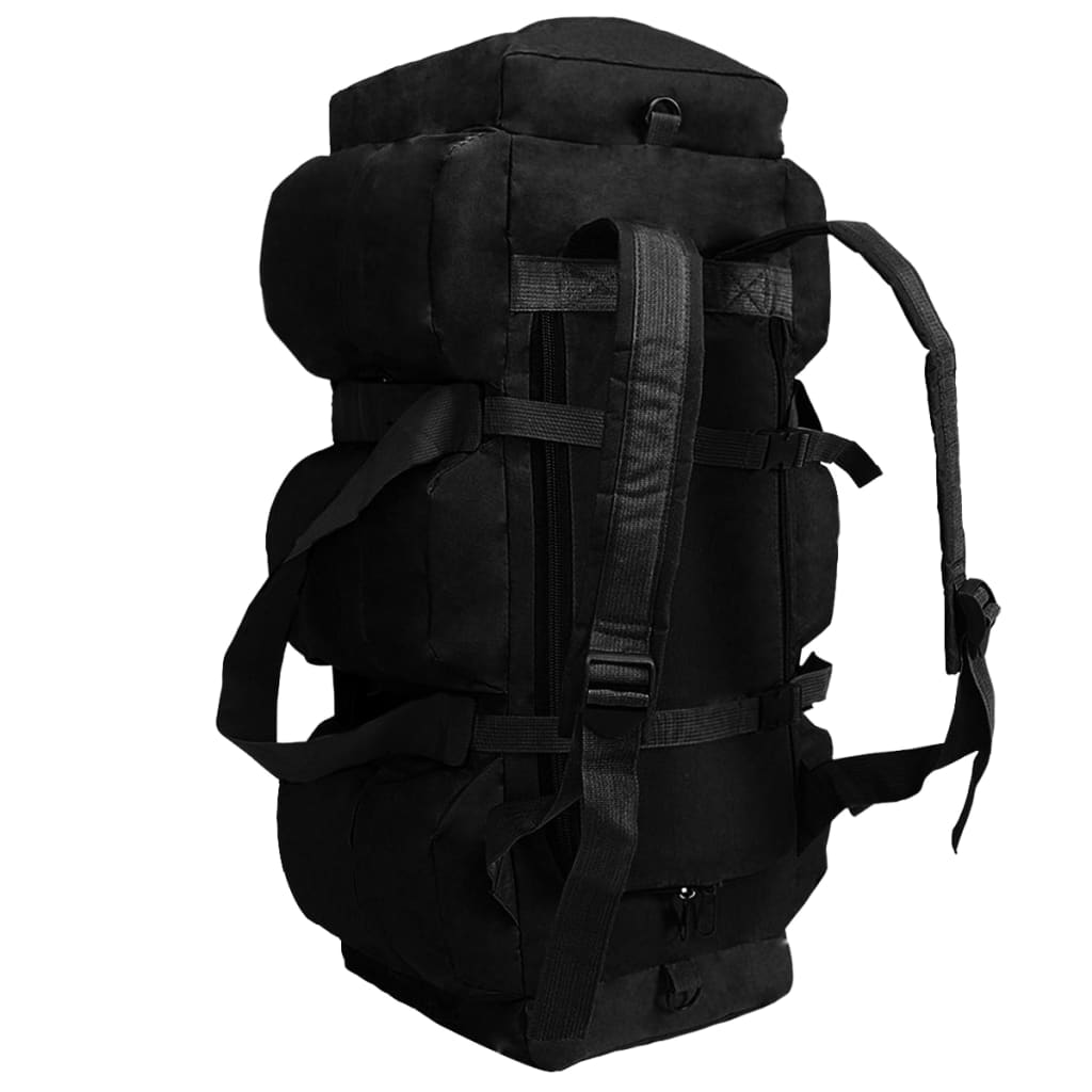 8718475582960_g_en_hd_2 vidaXL 3-in-1 Army-Style Duffel Bag 45 L Black - Image 3