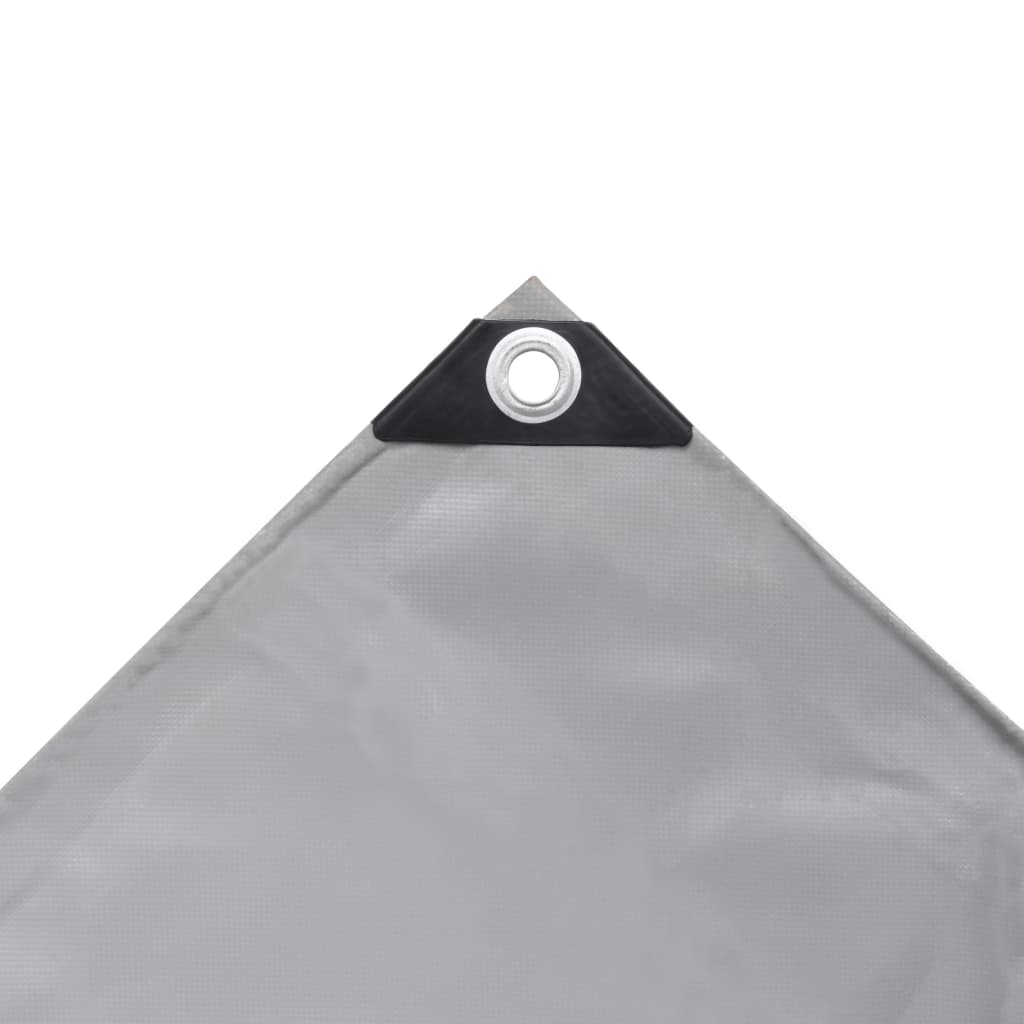 8718475582984_g_en_hd_2 vidaXL Tarpaulin 650 g/m² 3x3 m Grey - Image 3