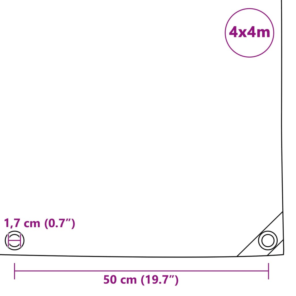 8718475583028_g_en_hd_5 vidaXL Tarpaulin 650 g/m² 4x4 m Grey - Image 6