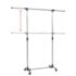vidaXL Adjustable Clothes Rack Stainless Steel 165x44x150 cm Silver - Image 3
