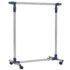 vidaXL Adjustable Clothes Rack Stainless Steel 165x44x150 cm Silver - Image 4
