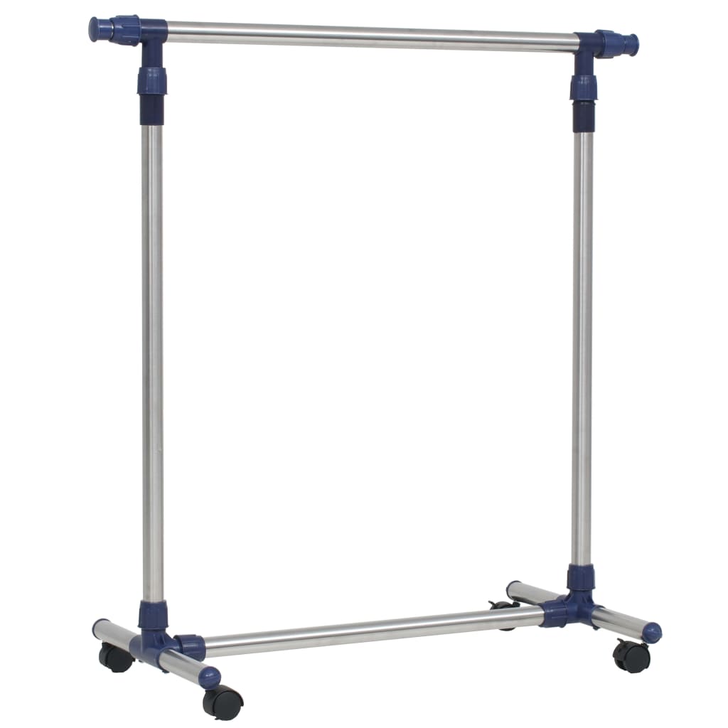 8718475583417_g_en_hd_2 vidaXL Adjustable Clothes Rack Stainless Steel 165x44x150 cm Silver - Image 4